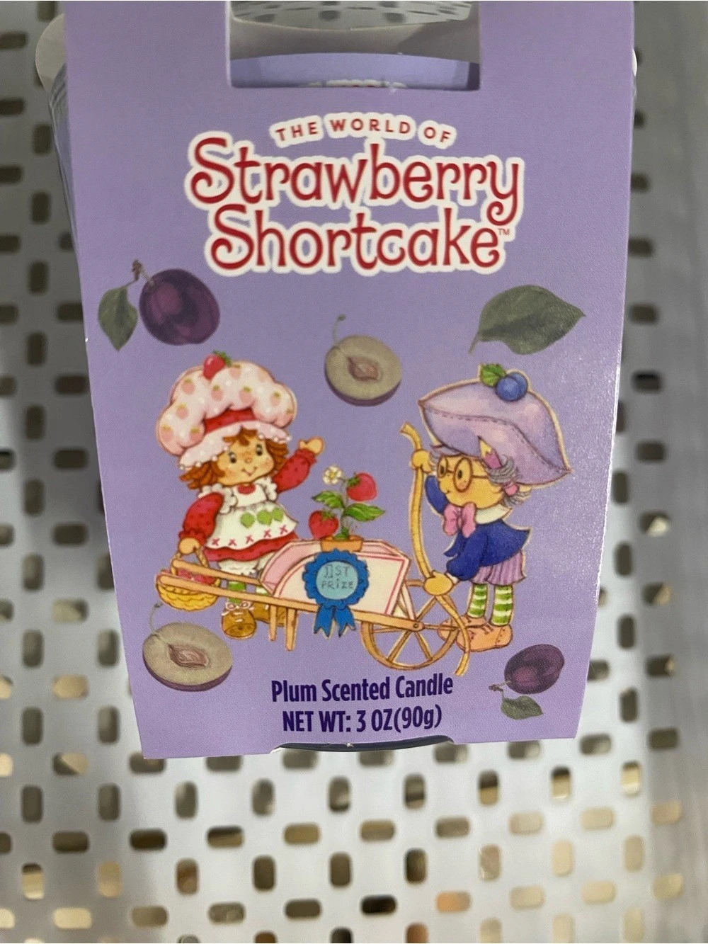 HNN Brands LLC Strawberry Shortcake Plum Scented Candle Purple NWT